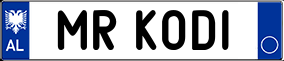 Truck License Plate